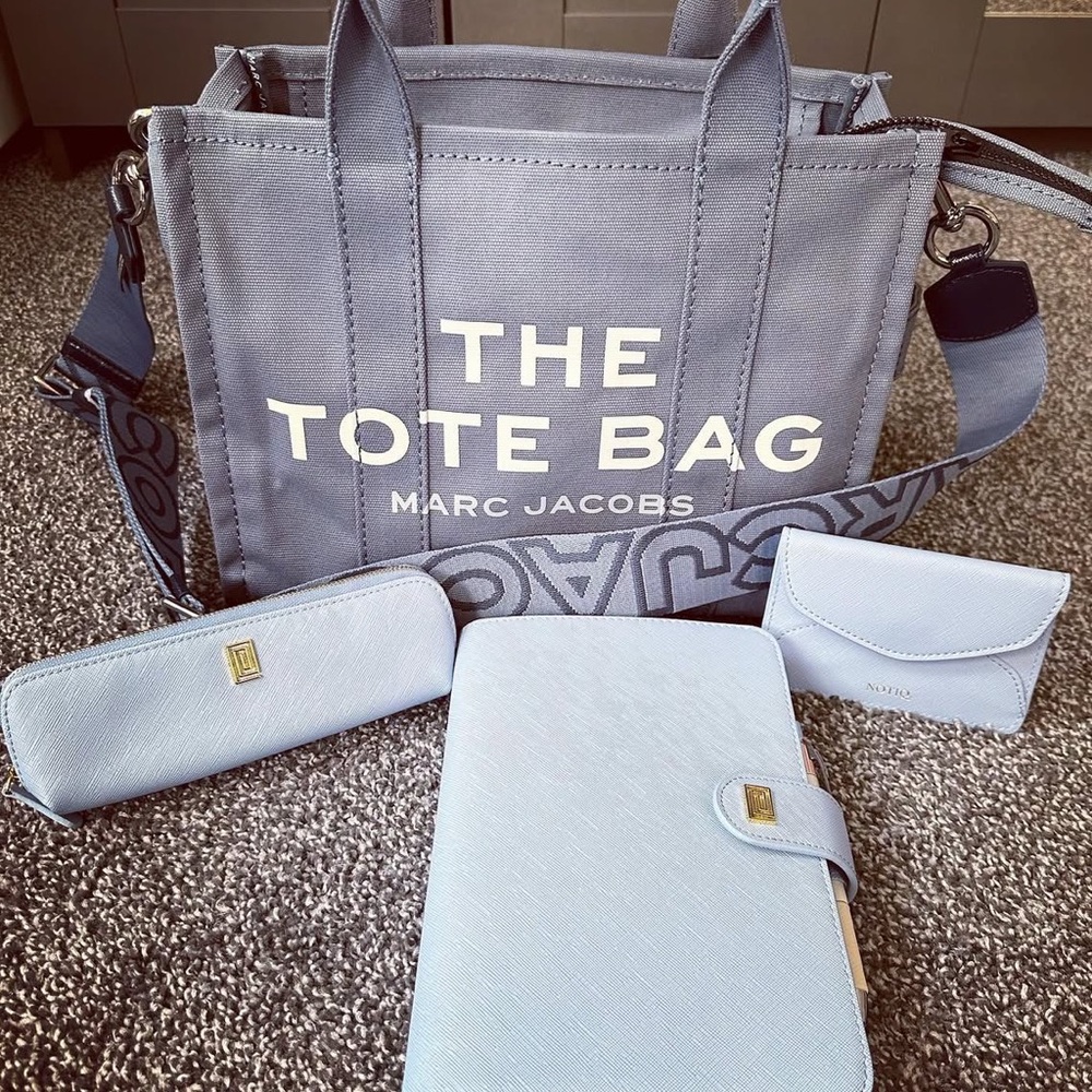 Marc Jacobs Blue Tote Bag and strap